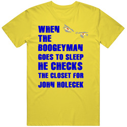 John Holecek California Boogeyman Basketball Hockey Baseball Football vintage retro daisy yellow T Shirt John Holecek California Boogeyman Basketball Hockey Baseball Football vintage retro daisy yellow T Shirt