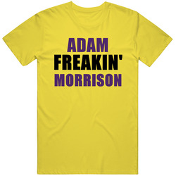 Adam Morrison Freakin Sports Basketball Los Angeles California vintage retro daisy yellow T Shirt Adam Morrison Freakin Sports Basketball Los Angeles California vintage retro daisy yellow T Shirt
