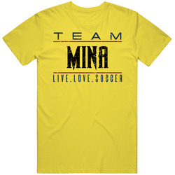 Yerry Mina Live Love Colombia World Cup 2018 Soccer Lovers vintage retro daisy yellow T Shirt Yerry Mina Live Love Colombia World Cup 2018 Soccer Lovers vintage retro daisy yellow T Shirt
