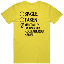 Single Taken Dating Dr Kouzaburou Nambu Gatchaman Ii vintage retro daisy yellow T Shirt Single Taken Dating Dr Kouzaburou Nambu Gatchaman Ii vintage retro daisy yellow T Shirt