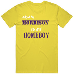 Adam Morrison Homeboy Basketball Hockey Baseball Football vintage retro daisy yellow T Shirt Adam Morrison Homeboy Basketball Hockey Baseball Football vintage retro daisy yellow T Shirt