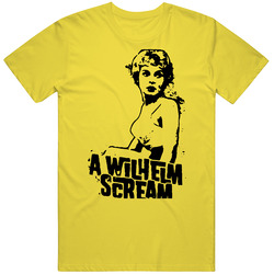 A Wilhelm Scream Punk Rock Retro vintage retro daisy yellow T Shirt A Wilhelm Scream Punk Rock Retro vintage retro daisy yellow T Shirt