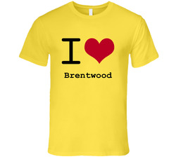 Brentwood Contra Costa California I Love Heart vintage retro daisy yellow T Shirt Brentwood Contra Costa California I Love Heart vintage retro daisy yellow T Shirt