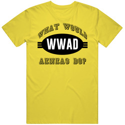 What Would Aeneas Do Wwjd Parody Custom Name vintage retro daisy yellow T Shirt What Would Aeneas Do Wwjd Parody Custom Name vintage retro daisy yellow T Shirt