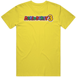 Mario Party 3 Nintendo 64 N64 Video Game Fan vintage retro daisy yellow T Shirt Mario Party 3 Nintendo 64 N64 Video Game Fan vintage retro daisy yellow T Shirt