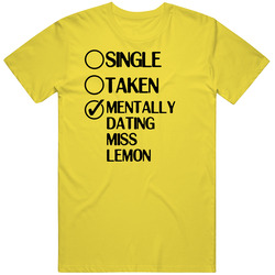 Single Taken Dating Miss Lemon Agatha Christies Poirot vintage retro daisy yellow T Shirt Single Taken Dating Miss Lemon Agatha Christies Poirot vintage retro daisy yellow T Shirt