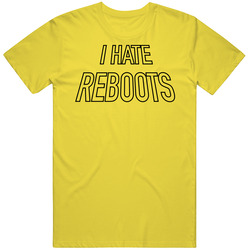 I Hate Reboots Kick Ass 2 Movie Fan vintage retro daisy yellow T Shirt I Hate Reboots Kick Ass 2 Movie Fan vintage retro daisy yellow T Shirt
