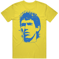 Andreas Escobar Columbia Soccer Football vintage retro daisy yellow T Shirt Andreas Escobar Columbia Soccer Football vintage retro daisy yellow T Shirt