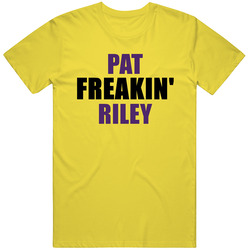 Pat Riley Freakin Sports Basketball Los Angeles California vintage retro daisy yellow T Shirt