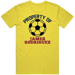 James Rodriguez Property Of Colombia World Cup 2018 Soccer Lovers vintage retro daisy yellow T Shirt