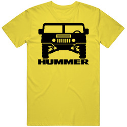 Hummer Logo Truck vintage retro daisy yellow T Shirt Hummer Logo Truck vintage retro daisy yellow T Shirt