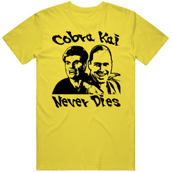The Karate Kid 3 Cobra Kai Never Dies vintage retro daisy yellow T Shirt The Karate Kid 3 Cobra Kai Never Dies vintage retro daisy yellow T Shirt