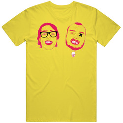 The Crookers Yellow vintage retro daisy yellow T Shirt The Crookers Yellow vintage retro daisy yellow T Shirt