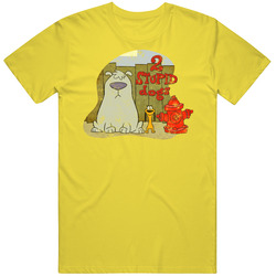 2 Stupid Dogs Retro Cartoon Tv vintage retro daisy yellow T Shirt 2 Stupid Dogs Retro Cartoon Tv vintage retro daisy yellow T Shirt