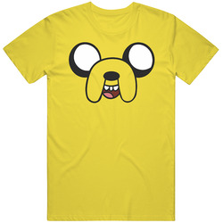 Jake The Dog Adventure Time Face vintage retro daisy yellow T Shirt Jake The Dog Adventure Time Face vintage retro daisy yellow T Shirt