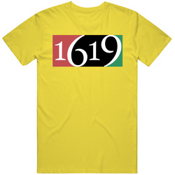 1619 Slavery Awareness History vintage retro daisy yellow T Shirt