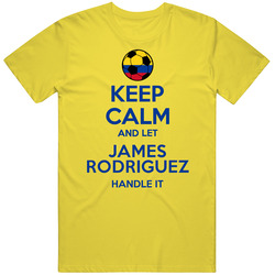Keep Calm And Let James Rodriguez Handle It Colombia Soccer Futbol Copa vintage retro daisy yellow T Shirt Keep Calm And Let James Rodriguez Handle It Colombia Soccer Futbol Copa vintage retro daisy yellow T Shirt