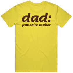 Dad Pancake Maker Fun vintage retro daisy yellow T Shirt Dad Pancake Maker Fun vintage retro daisy yellow T Shirt