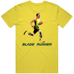 Blade Runner South Africa Oscar Pistorius 400 vintage retro daisy yellow T Shirt Blade Runner South Africa Oscar Pistorius 400 vintage retro daisy yellow T Shirt