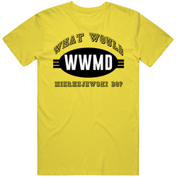 What Would Mierzejewski Do Wwjd Parody Custom Name vintage retro daisy yellow T Shirt What Would Mierzejewski Do Wwjd Parody Custom Name vintage retro daisy yellow T Shirt