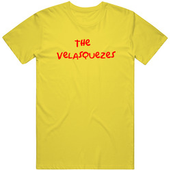 Funny Cartoon Parody Velasquez Family Reunion Last Name Surname vintage retro daisy yellow T Shirt Funny Cartoon Parody Velasquez Family Reunion Last Name Surname vintage retro daisy yellow T Shirt