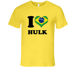 Hulk Brazil Fw I Love Heart Football Soccer World Cup vintage retro daisy yellow T Shirt Hulk Brazil Fw I Love Heart Football Soccer World Cup vintage retro daisy yellow T Shirt