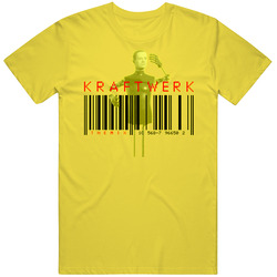 Kraftwerk Pop Electronica Music vintage retro daisy yellow T Shirt Kraftwerk Pop Electronica Music vintage retro daisy yellow T Shirt