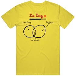 Dr Dog Band The Ark Shame Album vintage retro daisy yellow T Shirt Dr Dog Band The Ark Shame Album vintage retro daisy yellow T Shirt