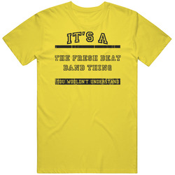 Its A The Fresh Beat Band Thing Tv Show vintage retro daisy yellow T Shirt Its A The Fresh Beat Band Thing Tv Show vintage retro daisy yellow T Shirt