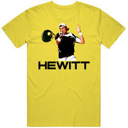 Lleyton Hewitt Tennis Sports vintage retro daisy yellow T Shirt Lleyton Hewitt Tennis Sports vintage retro daisy yellow T Shirt