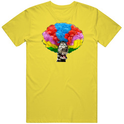 Afro Circus Madagascar vintage retro daisy yellow T Shirt Afro Circus Madagascar vintage retro daisy yellow T Shirt