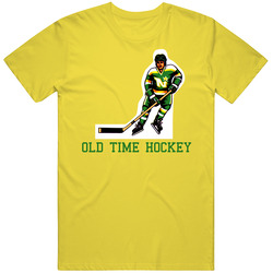 North Stars Old Time Table Hockey vintage retro daisy yellow T Shirt North Stars Old Time Table Hockey vintage retro daisy yellow T Shirt
