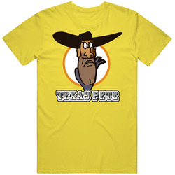 Texas Pete Superted vintage retro daisy yellow T Shirt Texas Pete Superted vintage retro daisy yellow T Shirt