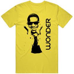Stevie Wonder Music vintage retro daisy yellow T Shirt Stevie Wonder Music vintage retro daisy yellow T Shirt