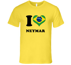 Neymar Brazil Fw I Love Heart Football Soccer World Cup vintage retro daisy yellow T Shirt Neymar Brazil Fw I Love Heart Football Soccer World Cup vintage retro daisy yellow T Shirt