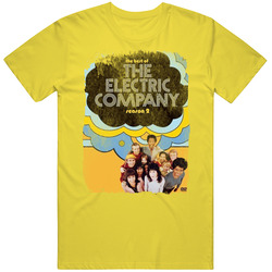 The Electric Company Season Two Retro Look Dvd vintage retro daisy yellow T Shirt The Electric Company Season Two Retro Look Dvd vintage retro daisy yellow T Shirt