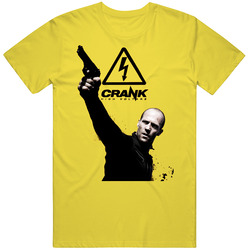 Crank High Voltage Movie vintage retro daisy yellow T Shirt Crank High Voltage Movie vintage retro daisy yellow T Shirt