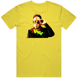 Hank Moody Californication California David vintage retro daisy yellow T Shirt Hank Moody Californication California David vintage retro daisy yellow T Shirt