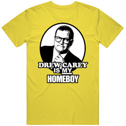 Drew Carey Is My Homeboy Price Is Right vintage retro daisy yellow T Shirt Drew Carey Is My Homeboy Price Is Right vintage retro daisy yellow T Shirt