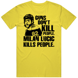 Milan Lucic Boston Guns Dont Kill Fighter Hockey vintage retro daisy yellow T Shirt Milan Lucic Boston Guns Dont Kill Fighter Hockey vintage retro daisy yellow T Shirt
