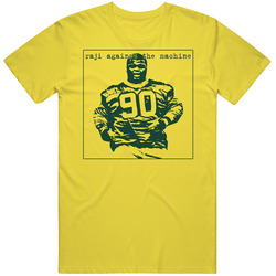 Bj Raji Against The Machine Green Bay vintage retro daisy yellow T Shirt Bj Raji Against The Machine Green Bay vintage retro daisy yellow T Shirt