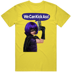 Hit Girl Kick-ass Movie vintage retro daisy yellow T Shirt Hit Girl Kick-ass Movie vintage retro daisy yellow T Shirt