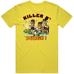 Barry Bonds Pittsburgh Retro Caricature vintage retro daisy yellow T Shirt Barry Bonds Pittsburgh Retro Caricature vintage retro daisy yellow T Shirt