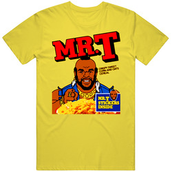 Mr T Cereal vintage retro daisy yellow T Shirt Mr T Cereal vintage retro daisy yellow T Shirt