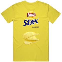 Lay's Stax Original Potato Chips Can Costume vintage retro daisy yellow T Shirt Lay's Stax Original Potato Chips Can Costume vintage retro daisy yellow T Shirt