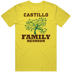 Family Tree Castillo Reunion Last Name Surname vintage retro daisy yellow T Shirt Family Tree Castillo Reunion Last Name Surname vintage retro daisy yellow T Shirt