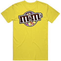 M&m's Chocholate Candy vintage retro daisy yellow T Shirt