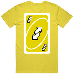 Reverse Yellow Uno Card Game Fan Halloween Fancy Dress vintage retro daisy yellow T Shirt Reverse Yellow Uno Card Game Fan Halloween Fancy Dress vintage retro daisy yellow T Shirt