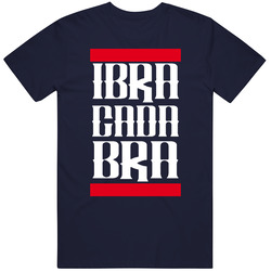 Ibracadabra Zlatan Ibrahimovic Psg Paris Football Soccer Vintage Classic Navy Blue T Shirt Ibracadabra Zlatan Ibrahimovic Psg Paris Football Soccer Vintage Classic Navy Blue T Shirt