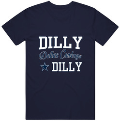 Dilly Dallas Tee Cowboys Dilly Vintage Classic Navy Blue T Shirt Dilly Dallas Tee Cowboys Dilly Vintage Classic Navy Blue T Shirt